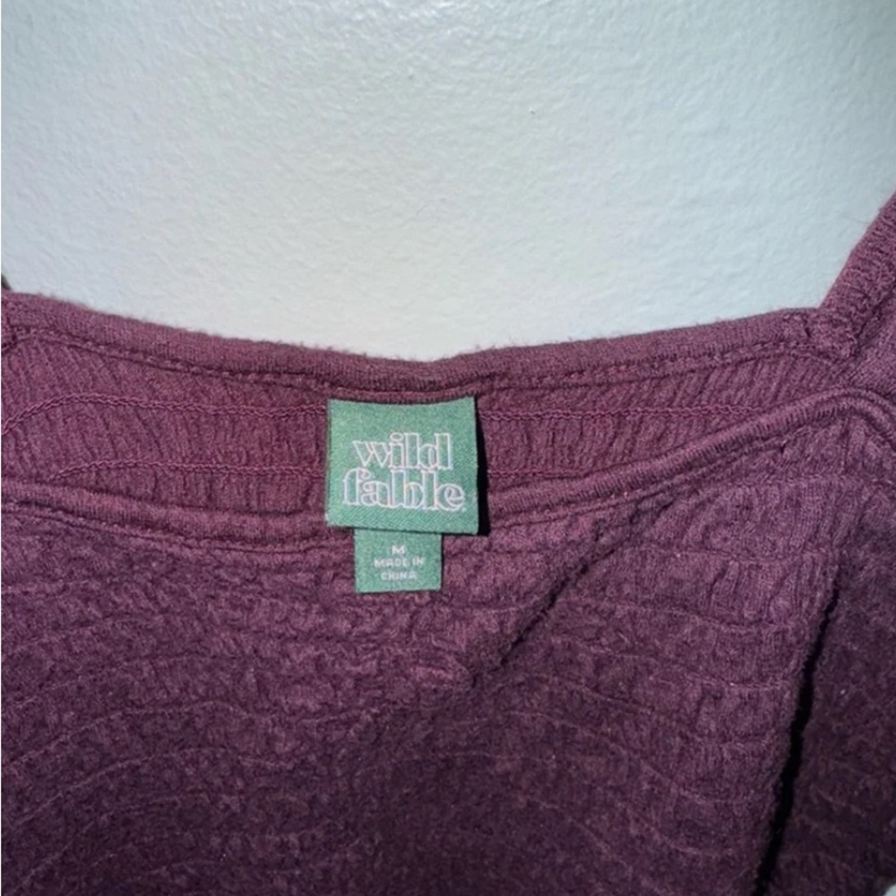 Purple Target Wild Fable Ruffled Tank - Picture 4 of 5